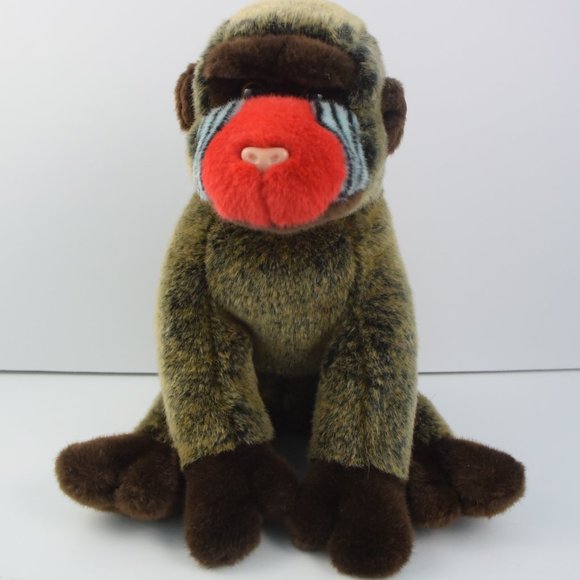 TY Beanie BUDDY Cheeks Baboon Mandrill 10.5" NO TAG Vintage Clean Like New - Picture 1 of 12